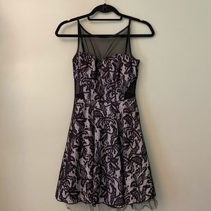 Grey Lace Dress